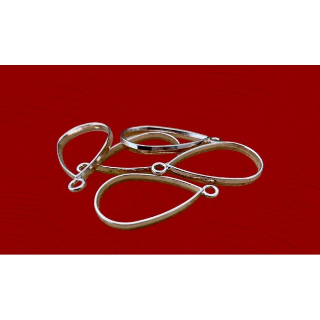 product Image for TEAR SHAPE OPEN BEZEL PENDANT