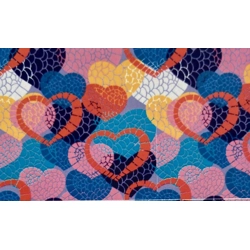 FF  TRANSFER MOSAIC HEARTS