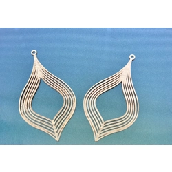 GOLD COLOURED BRASS FILIGREE CHARMS