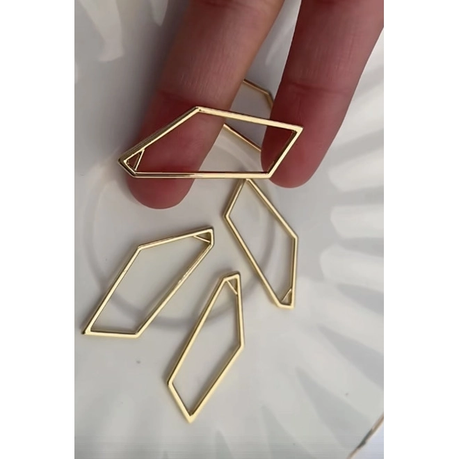 Additional Image for GEOMETRIC OPEN BEZEL PAIR
