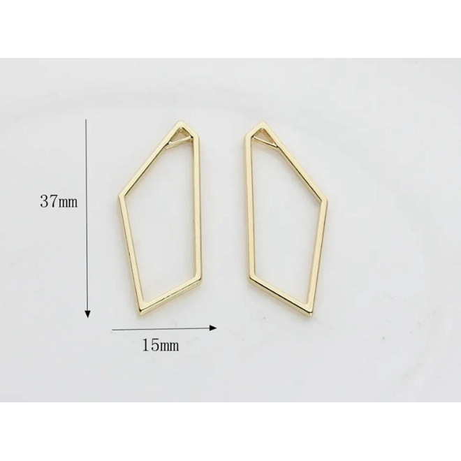 Additional Image for GEOMETRIC OPEN BEZEL PAIR