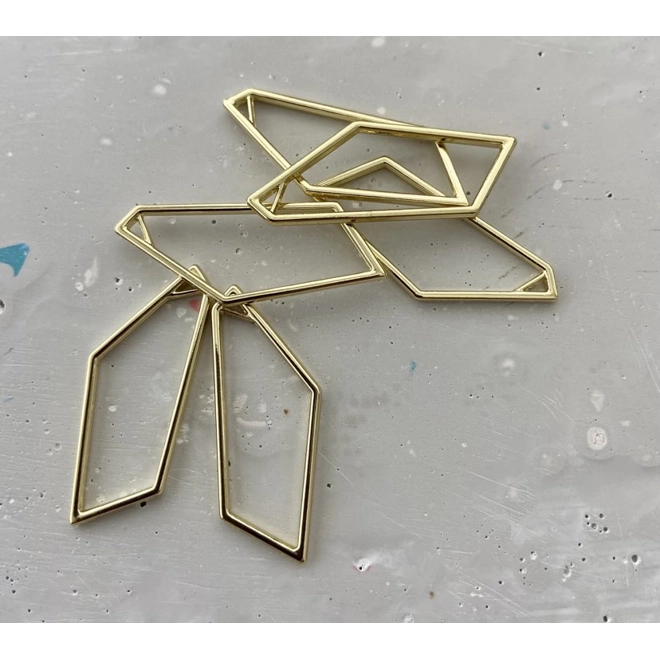 product Image for GEOMETRIC OPEN BEZEL PAIR