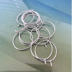 20mm EARRING HOOPS 5 PAIR