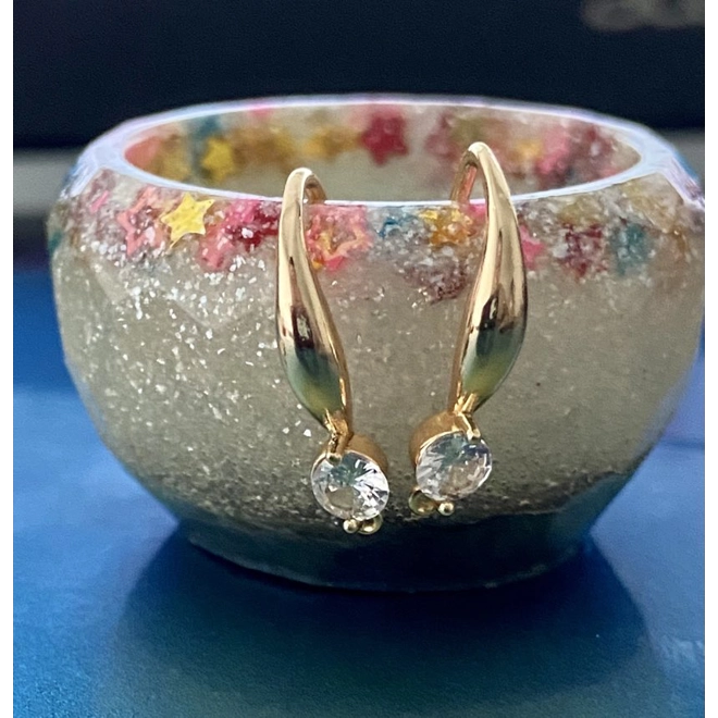 Additional Image for CUBIC ZIRONIA EARRING HOOKS 2PC