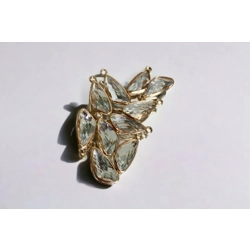 GLASS CRYSTAL CHARM