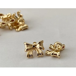GOLD COLOURED BOW