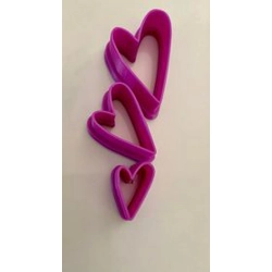 ORGANICE HEART CUTTERS. SINGLE OR MIRRORED