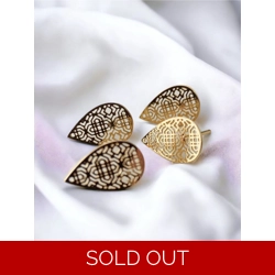 FILIGREE STUD CONNECTOR pair