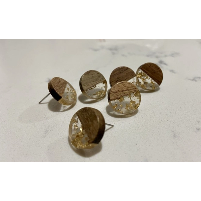 Additional Image for WOOD AND RESIN STUD CONNECTOR 2PC