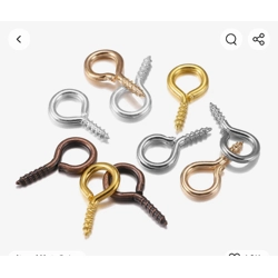 EYE SCREWS 4MM X 8MM 10 PIECES