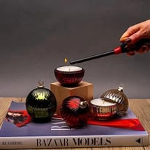 BAUBLE XMAS CANDLES(small)