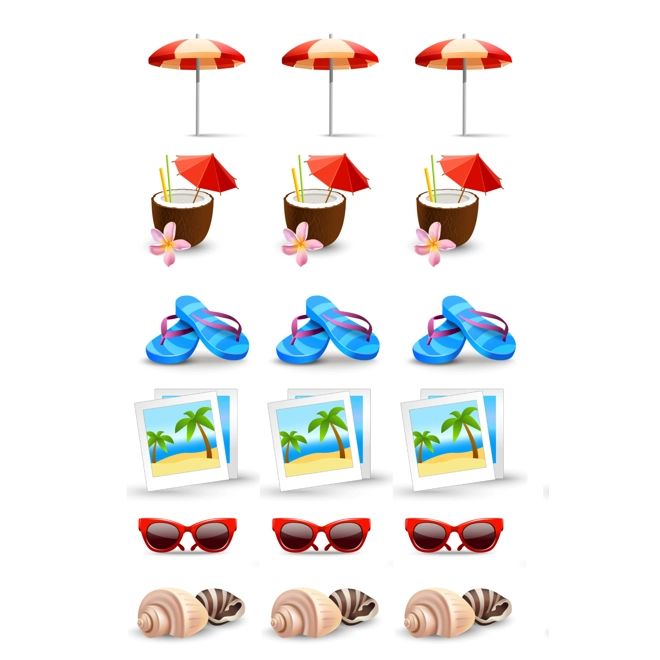 product Image for WST BEACHY CHARMS TRANSFERS