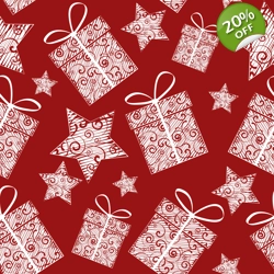 WATER SOLUBLE TRANSFER RED GIFTS