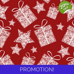 WATER SOLUBLE TRANSFER RED GIFTS
