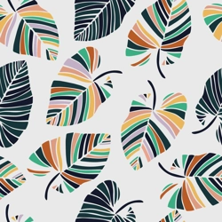 WST COLOURFUL TROPICAL LEAVES
