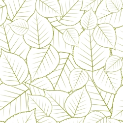 WST GREEN OUTLINE LEAVES