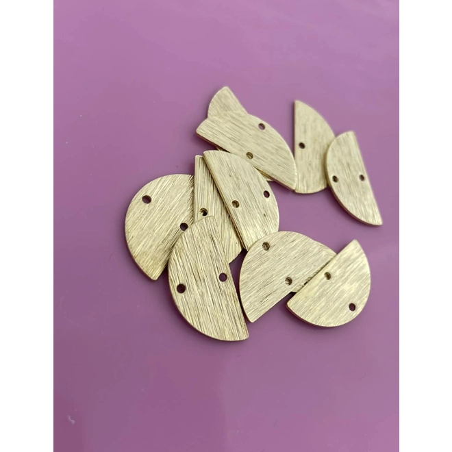 product Image for GOLD COLOUR HALF CIRCLE CONNECTOR 2PC