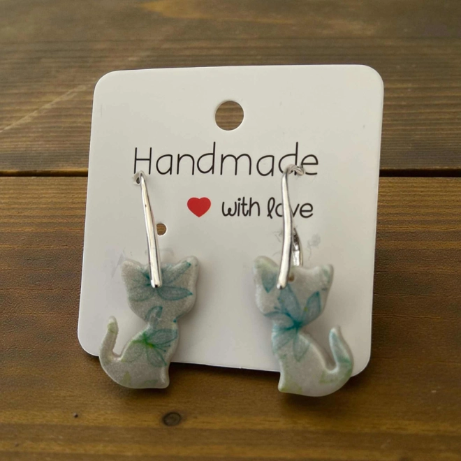 Additional Image for CUTE KITTY EARRINGS