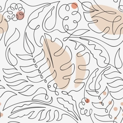 WST LINE ART LEAVES