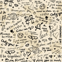 WST LOVE YOU SCRIBBLES