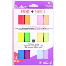 PREMO/SOUFFLE NEON AND PASTEL MULTI PACK