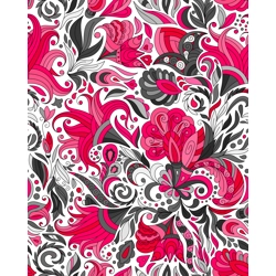 WST PINK PAISLEY GARDEN