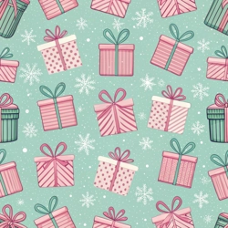 WST XMAS GIFTS PINK AND GREEN