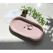 Trinket tray/dusky pink