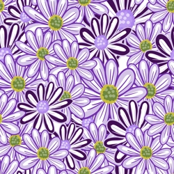 WST PURPLE DAISIES