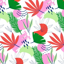 WST TROPICAL LEAVES #10