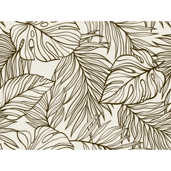 WST OUTLINE TROPICAL LEAVES