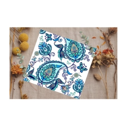 WST PAISLEY TIFFANY BLUE