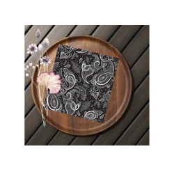 WST PAISLEY BLACK & WHITE