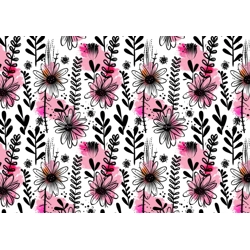 WST PINK HAND DRAWN FLOWERS 2