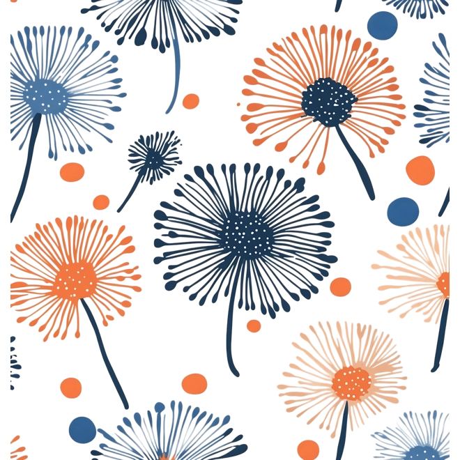 product Image for WST COLOURFUL DANDELIONS/NO BACKGROUND