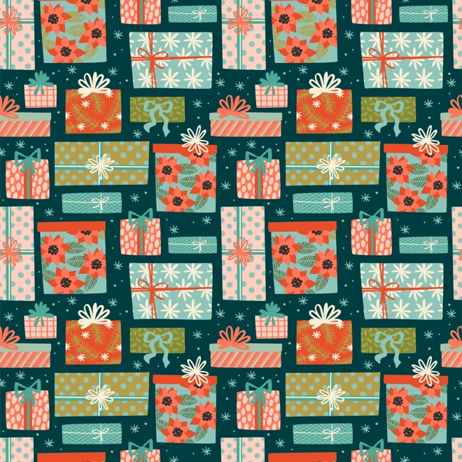 Additional Image for XMAS ROUND EARRINGS