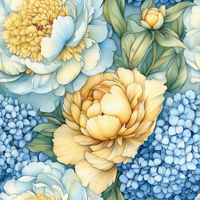 product Image for WST PEONY AND HYDRANGEA #1