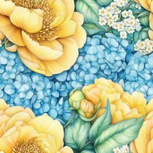 WST PEONY AND HYDRANGEA #2