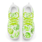 Women's Prestos Ultra Training Running Shoes with Light Green Flower Blossom Paintings