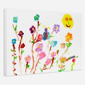 Beautiful Garden Canvas Print | Framed or Unframed | 5 Siz..