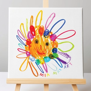 Happy Flower Blossom Canvas Print | Framed or Unframed | 7..