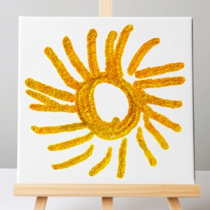 Golden Sun Canvas Print | Framed or Unframed | 7 Sizes | F..