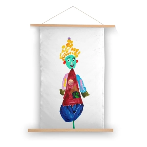 Hanging Decorative Painting Buddha on a Blue Lotus Flower ..