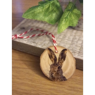Hare christmas decoration