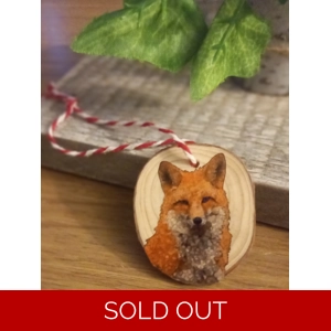Fox christmas decoration