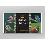 British birds coaster set
