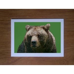 Brown Bear greetings card