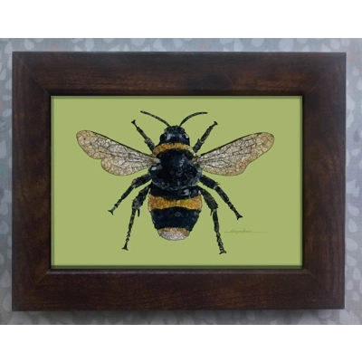 Bumblebee framed print 7x5