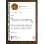 Badger greetings card