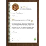 Blue tit greetings card